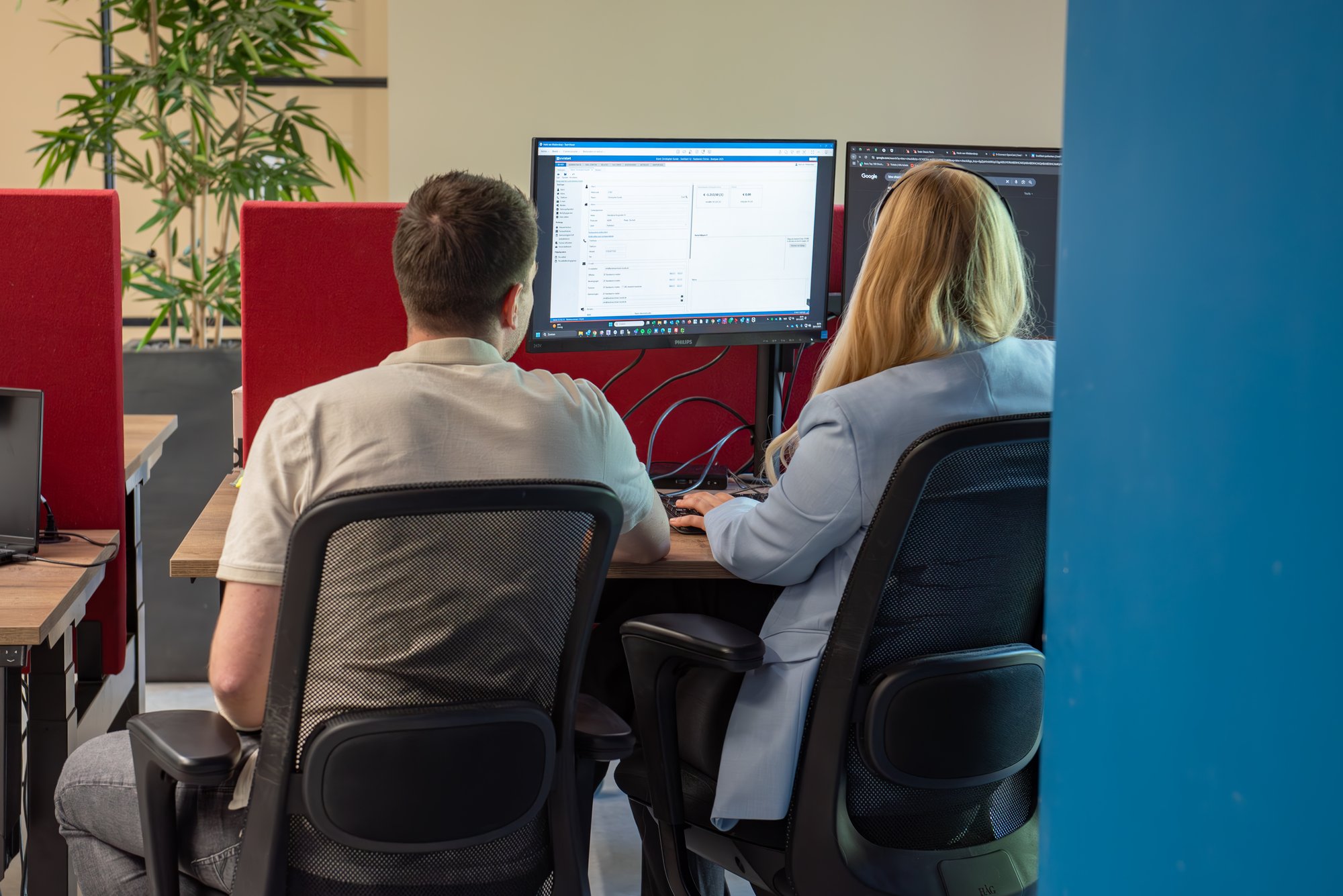 Support/salesafdeling (Chris & Lotte) achterkant